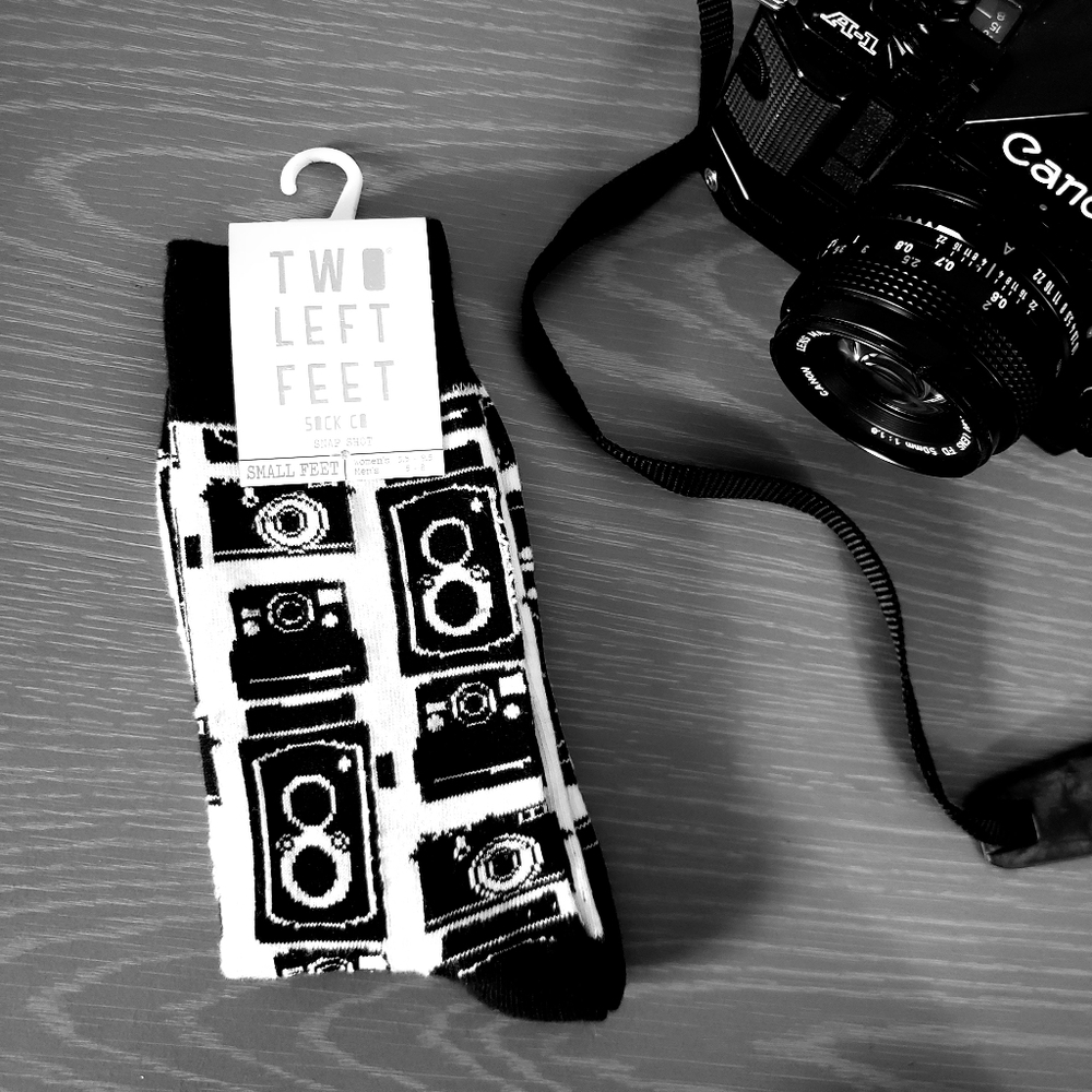 Vintage camera socks